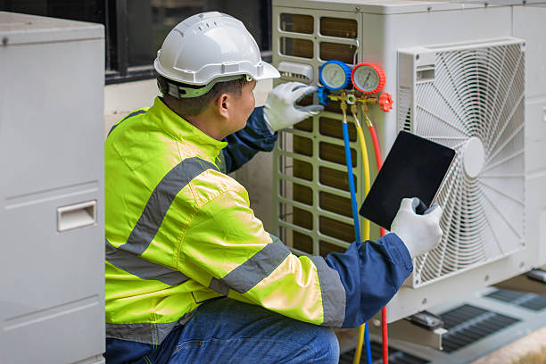 Professional Heat Pump Repair technician working in Cusseta, GA